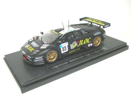 Amazon | エブロ 1/43 43966 ランボルギーニ ムルシエラゴ JLOC ルマン